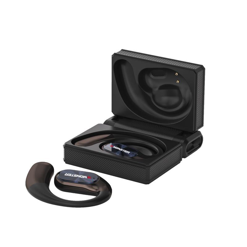 Monster Bluetooth Earbuds, Comfortable Ear Hooks, Wireless Bluetooth 6.0, Dual-Fold Design, Noise Cancelling Headphones, 145H Playtime, IPX5 Waterproof Sport Headphones for Gym & Travel, Headset Electronic, Audifonos Bluetooth, Gift Ideas for Men & Women
